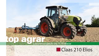 Claas Elios 210 mit Frontlader FL 40 E im top agrar-Praxistest