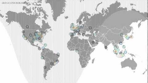 Twitter Heatmap 20101111