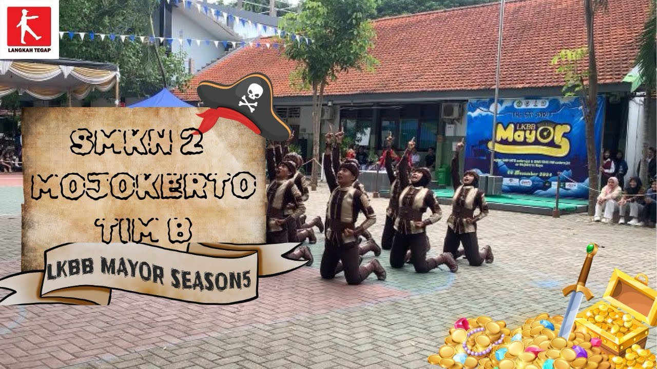 Penampilan Paskibra SMKN 2 MOJOKERTO Tim B | LKBB Mayor Season 5