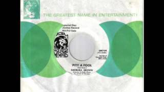 Barbara Brown Pity a fool