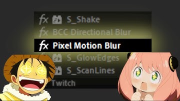 Pixel Motion Blur: A FREE underrated effect to make your transitions - After Effects AMV Tutorial
