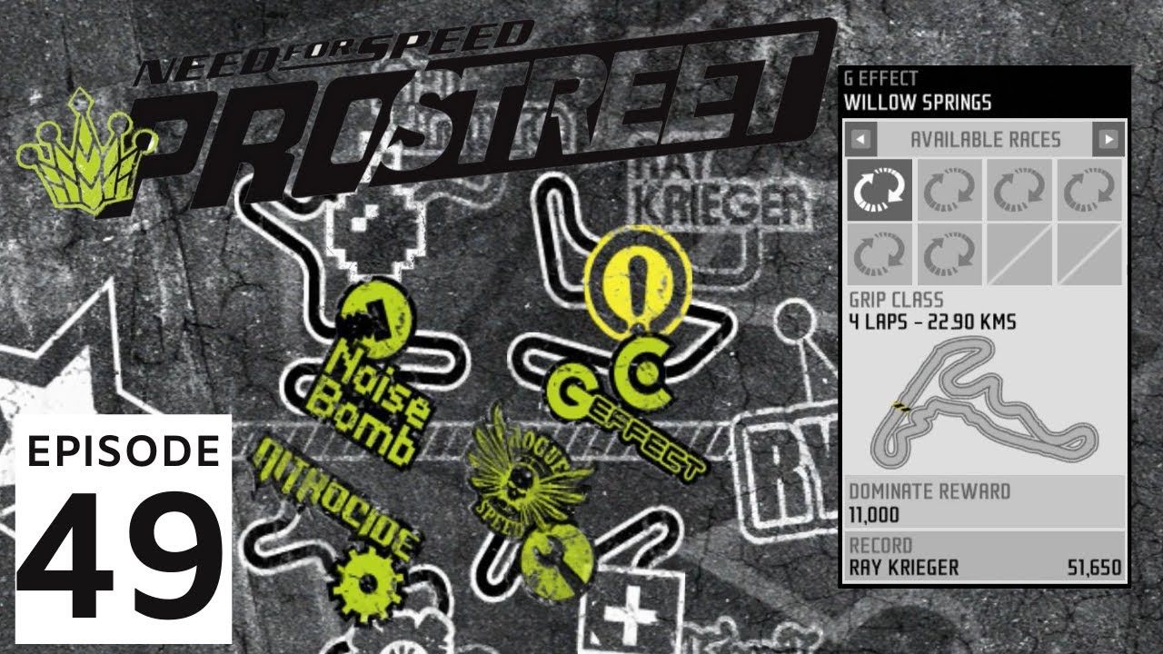 Need for Speed: ProStreet (Episode 49: G-Effect Willow Springs)
