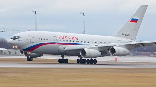 (4K) SIKO 2020 - Many beautiful Government planes landing and take-off at Munich airport!