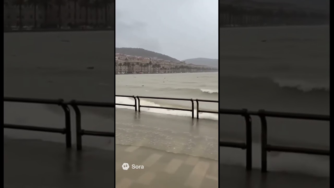 Se ￼desborda el Puerto de Cartagena Murcia, grandes inundaciones