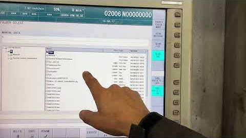 Mori Seiki SL-603/MAPPS/Fanuc 32iB: How to save OPERATION HISTORY and ALARM HISTORY on a USB memory