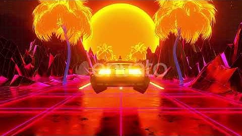 80s Retro Futuristic Background Loop by Second Breath on Envato Elements 1 80s retro futuristic back