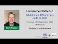 I didn’t know Office Scripts could do that! | Mark Proctor