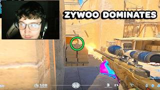 ZywOo dominates in NA FACEIT match. kyousuke Amazing play - CS2