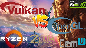 Zelda BOTW On PC| Cemu 1.22.7 | Vulkan VS OpenGL | Ryzen R5 3600 GTX 1060