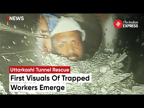 First Video Of Workers Trapped in Collapsed Uttarkashi Tunnel Revealed | Uttarkashi Tunnel Rescue