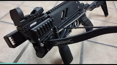 Ultimate Guide to modifying Your Steambow powered OP360 Alligator pistol crossbow part 3