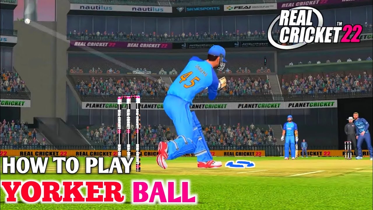 How To Play Yorker Ball In Real Cricket 22 | Top 5 Shot Play On Yorker Ball | Real Cricket 22