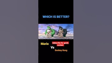#mario #vs #donkeykong Who is Better? #shorts
