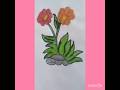 How to draw a simple Flower #simple flower drawing#easy drawing#