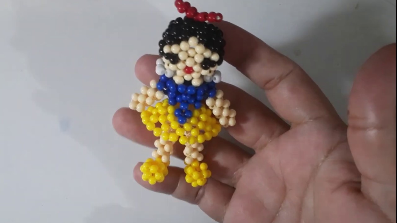 Branca de Neve de miçangas