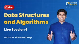 Celebrity Interactive problem solving session on DS & ALGO PART 6 | GATE CS 2022 | GATE APPLIED COURSE Wealth