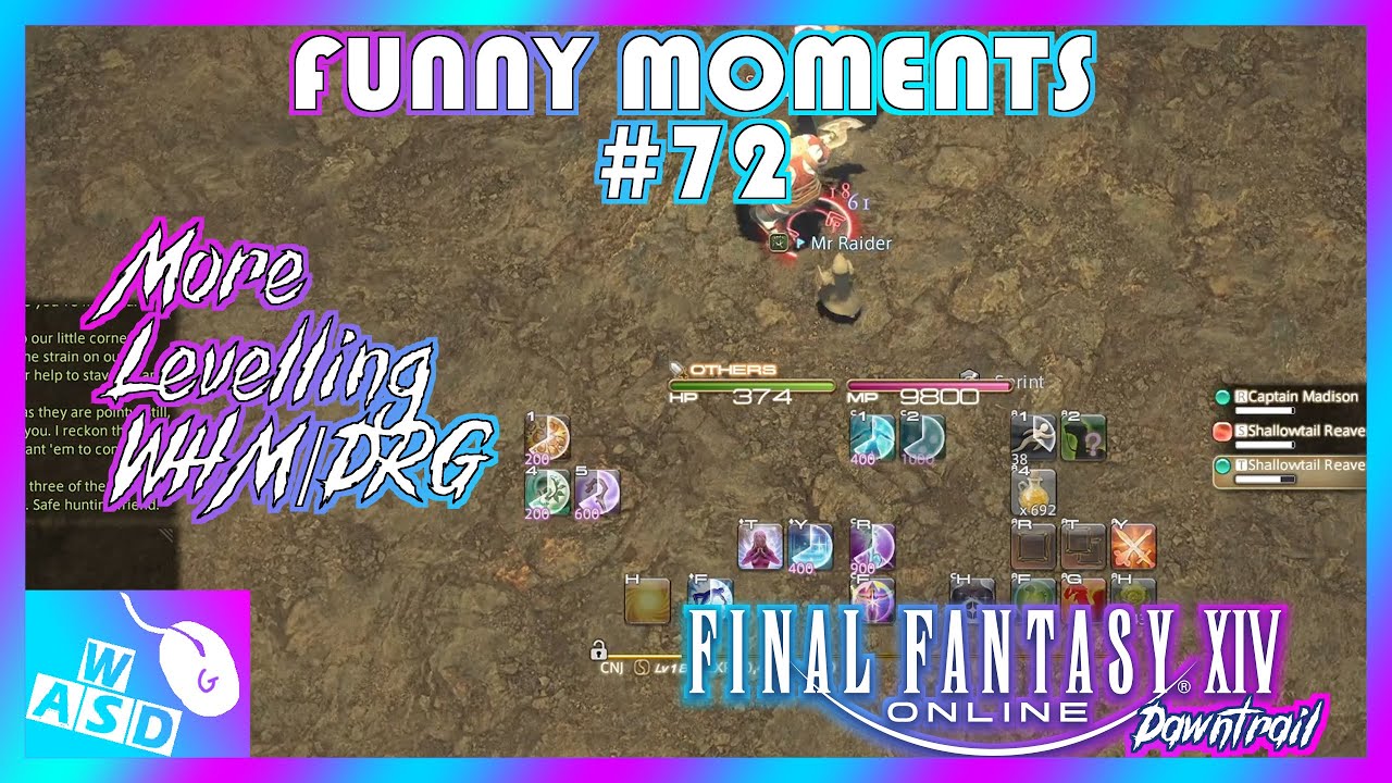 FUNNY MOMENTS #72 - More Levelling WHM/DRG - YouTube