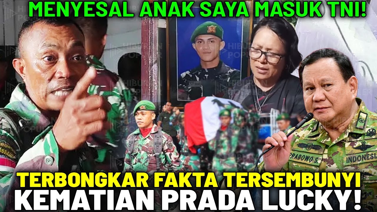 CIRI-CIRI PELAKU SUDAH DIKANTONGI PRABOWO, BAKAL DIHUKUM MATI!? Fakta Lengkap Kematian Prada Lucky
