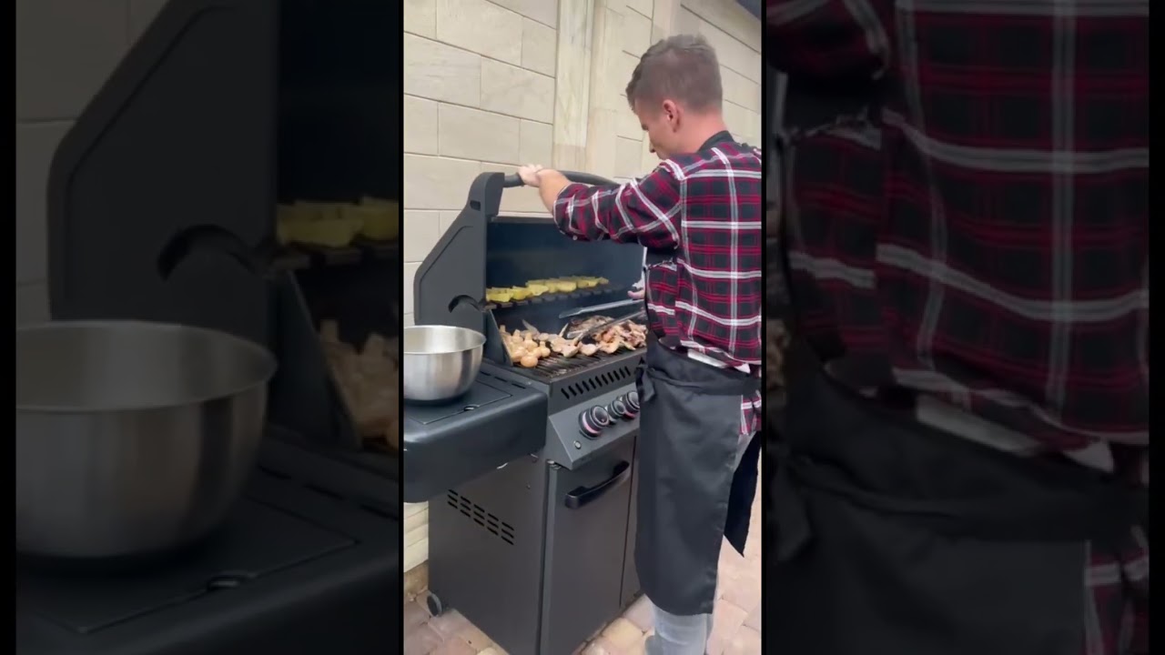 Готовим на газовом гриле Napoleon Phantom Prestige 500🔥🔥🔥 
