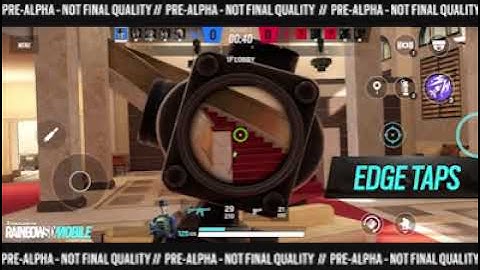 HOW TO LEAN in Rainbow Six Mobile! | R6SM Pre-Alpha gameplay