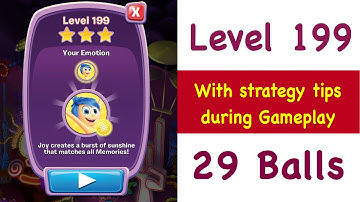 Inside Out Thought Bubbles Level 199 NEW 29 Balls Tips and Strategy Gameplay Walkthrough