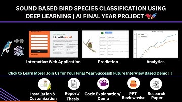 BIRD SPECIES CLASSIFICATION USING DEEP LEARNING | AI FINAL YEAR PROJECT | MINI PROJECT | FREE CSE IT