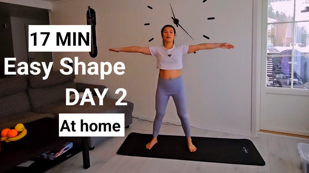 16Min Easy shape DAY 2 |workout routine - YouTube