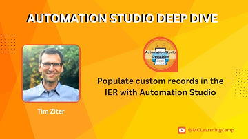 #7: Populate custom records in the Salesforce record(IER) with Automation Studio