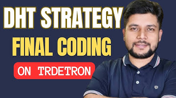 DHT strategy baap of chart algo automated coding on tradetron #algo #tradetron #strategy