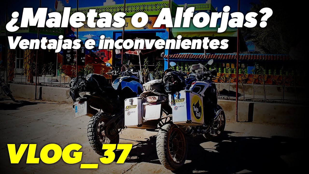 Cómo llevar el equipaje en tu moto: maletas vs alforjas - VLOG_37 - YouTube
