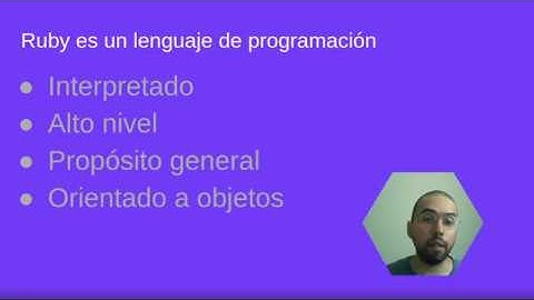 1. ¿Qué es Ruby? - Aprende a programar con Ruby