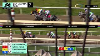 Gov From Above wins Race 7 on Friday, March 19th, 2021 at Santa Anita Park.