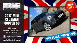 2017 Mini Clubman Cooper Sd Thunder Grey