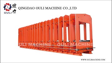 Big Frame rubber Hydraulic vulcanizing press machine for railway products XLB-3000x2600mm