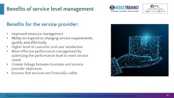 Key Concepts of Service Level | Service Level Management | PeopleCert | AXELOS | 1WorldTraining.com