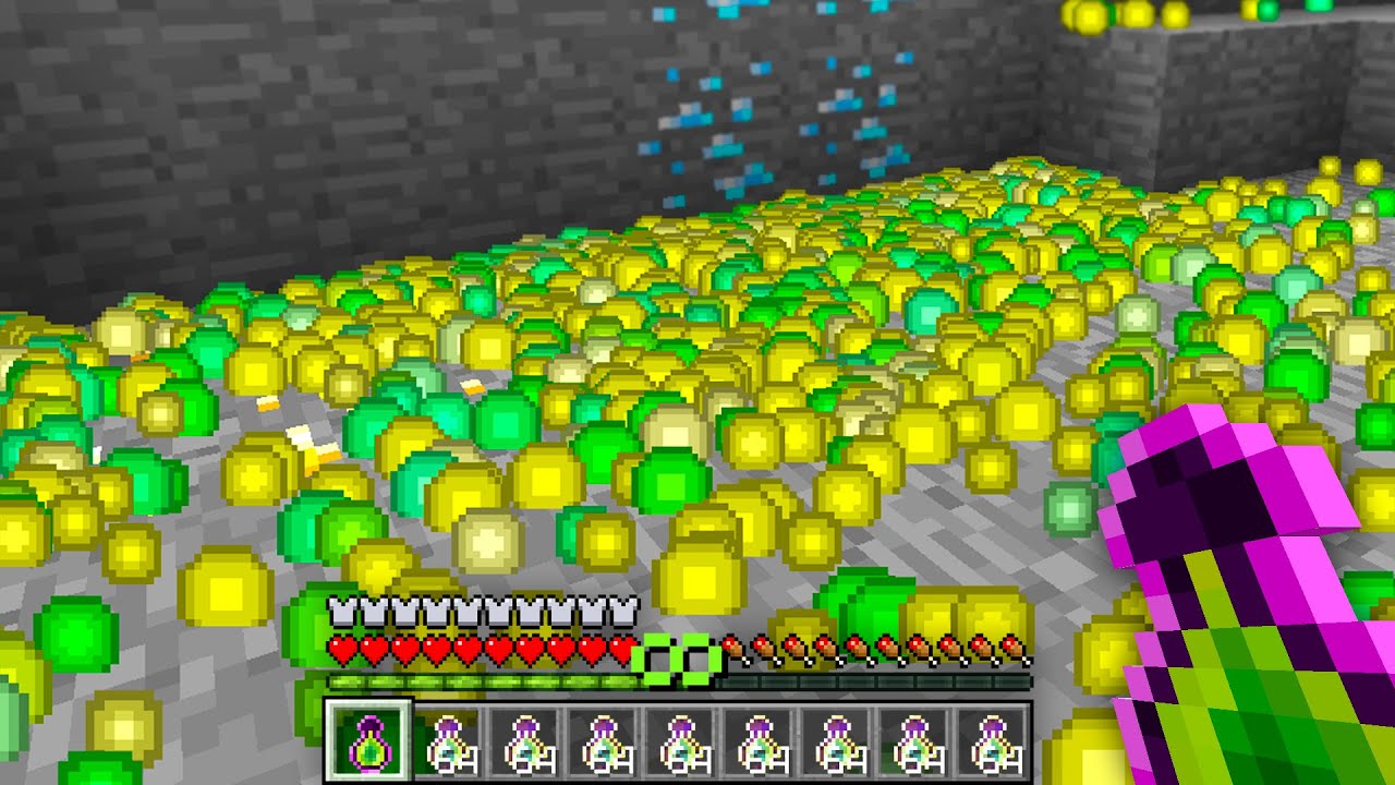 Minecraft UHC but you can craft an infinite xp bottle..