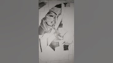 drawing of a hacker #hacker #art #painting #shorts #short #viral #trending #trend #viralshort