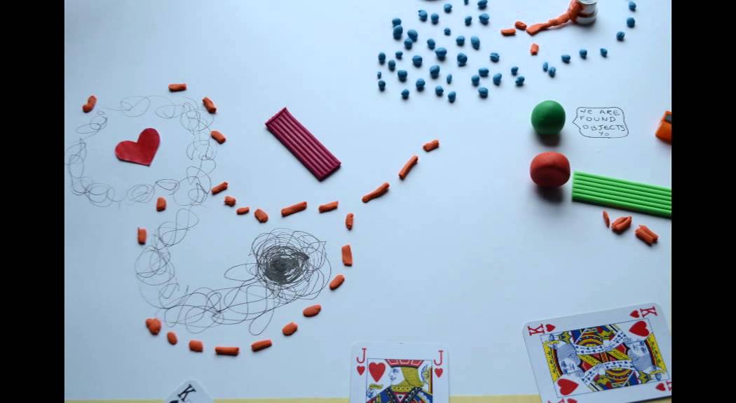 Found objects stop motion: Test piece - YouTube