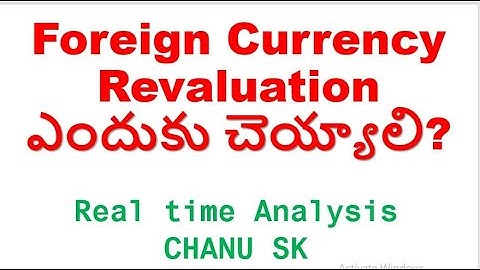 FOREIGN CURRENCY REVALUATION INTRODUCTION-Foreign Currency Configuration of Revaluation-Chanu SK