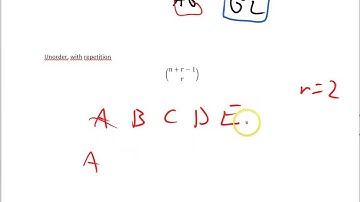 Unordered with repetition selection