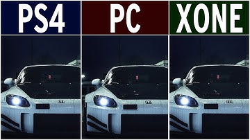 Need for Speed PS4 vs. PC vs. Xbox One Graphics Comparison FullHD 60fps