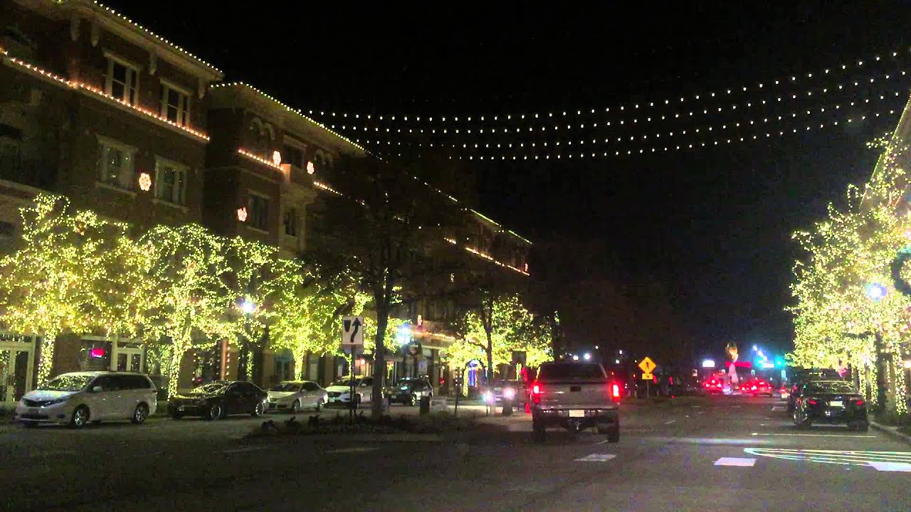 Frisco square Christmas lights 2014 YouTube