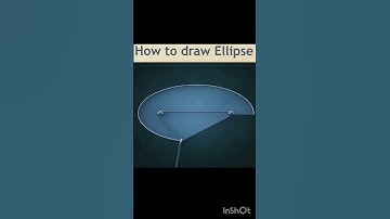 How to draw perfect ellipse #4paiideas #science #facts foci
