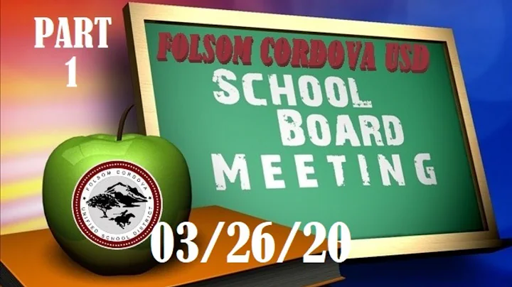 FCUSD Board Meeting 03/26/2020 - PART 1