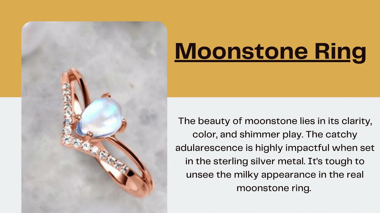 Moonstone Ring Online in Wholesale Price at Rananjay Exports | Buy Genuine Moonstone Rings Online