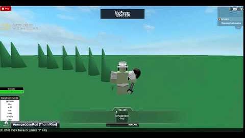 Roblox Script Showcase Episode#2/Armageddon rod