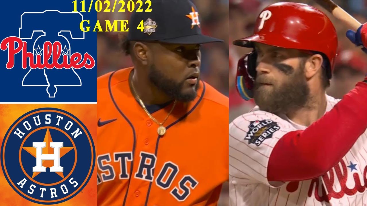 Astros Vs Phillies PART 2 3 World Series November 02 2022 MLB