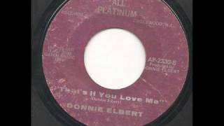 That's if you love me - Donnie Elbert chords