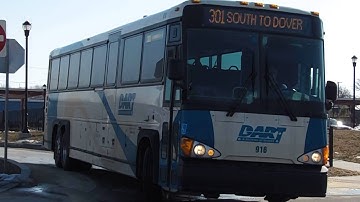 DART First State Gillig Advantage 279 And MCI D4500 916 In Dover DE