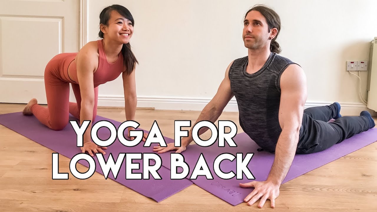 YOGA FOR LOWER BACK STRENGTH Easy workout at HOME YouTube